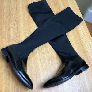 Neiman Marcus leather over the knee boots